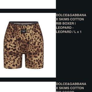 Skims x dolce & gabbana high waist boxers